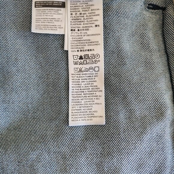 NWT Mens Levi`s Size XL Color Denim Cotton Jacket - Picture 11 of 12